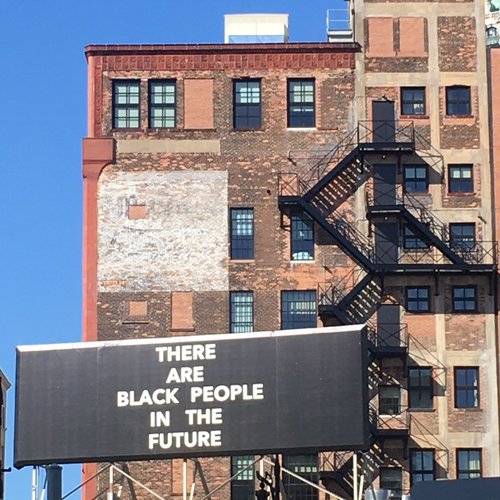 Billboard near Woodward Avenue