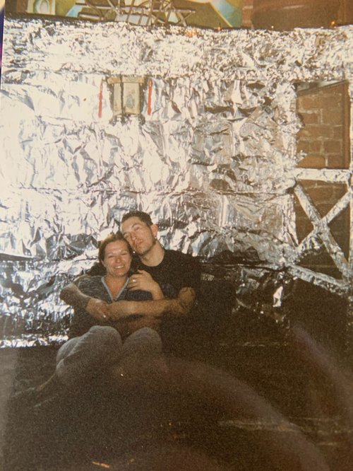Sarah Wood and Gil Cruz at Velvet. Photo courtesy of Wood.