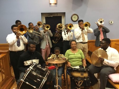 The Savannah United House of Prayer Shout Band.