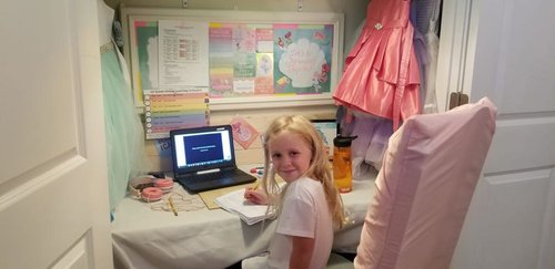 Brooklyn is in 1st grade at May Howard Elementary.