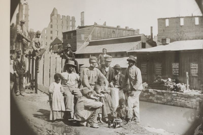 Various historic artifacts at the Gallery tell the story of slavery and the trans-Atlantic slave trade from 1619 to Emancipation.