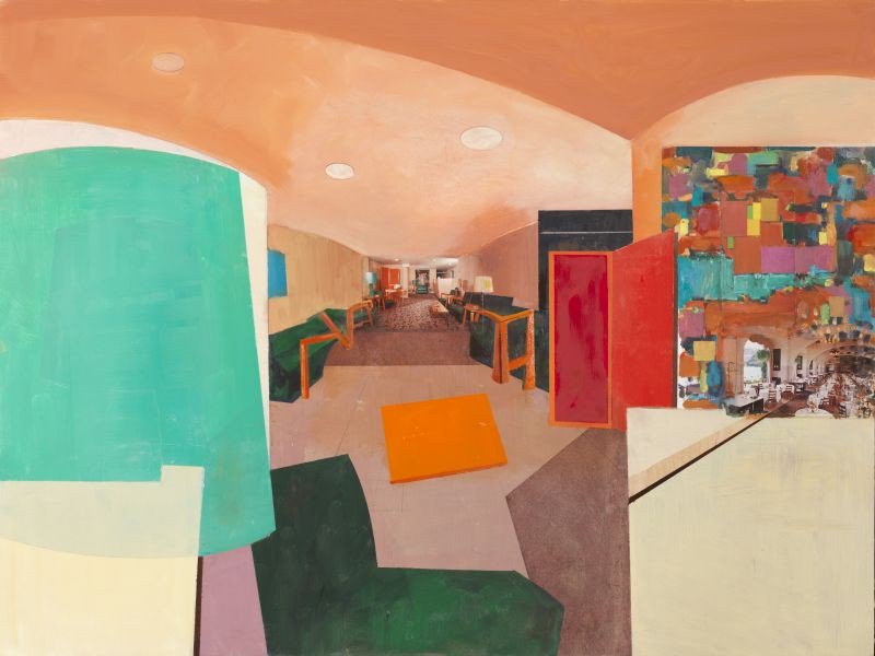 ‘Lobby Abstract’, 2015. William Wegman. Courtesy Sperone Westwater Gallery, New York.