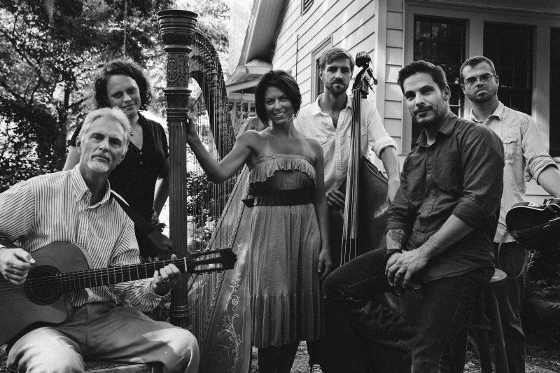 Uncommon Collective, Savannah’s latest supergroup, features harpist Kristin King, vocalists Trae Gurley and J. J. Hobbs, mandolin player Cory Chambers, guitarist Bill Smith and bass player Linus Enoksson.