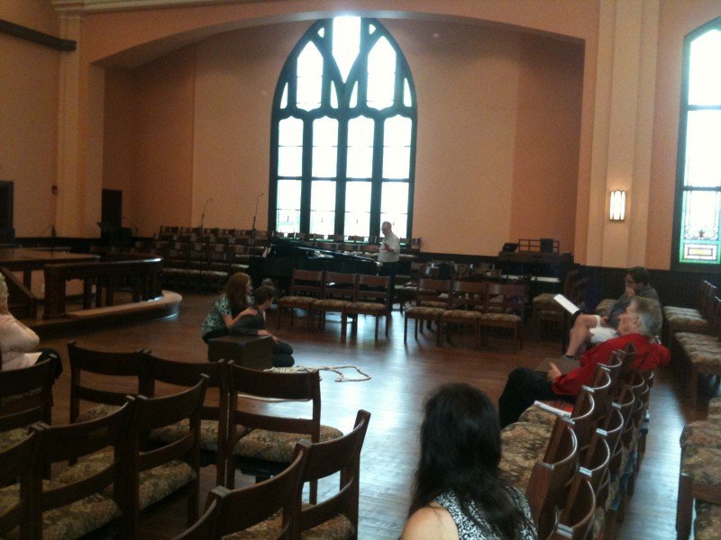 A shot from last week's rehearsals