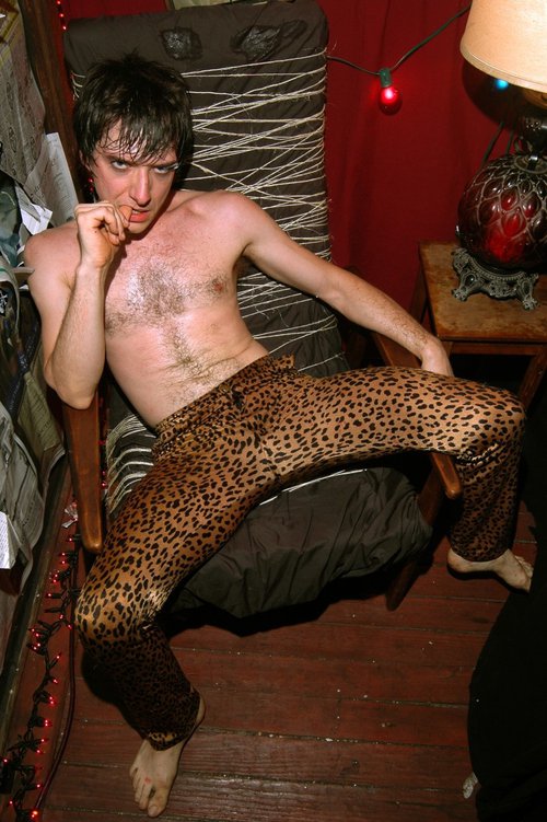 Kozel in his prime after a gig at the Jinx