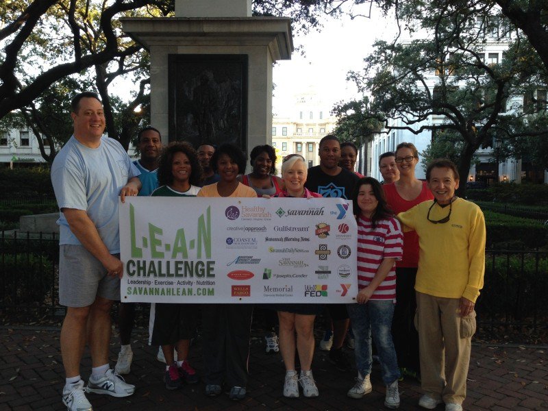 Healthy Savannah worked directly with the City of Savannah to coordinate the 2013 LEAN (Leadership, Exercise, Activity, Nutrition) Health and Wellness Challenge. Many players and teams shifted their behaviors toward making healthier choices. Photo by Stephen Morton (www.stephenmorton.com).