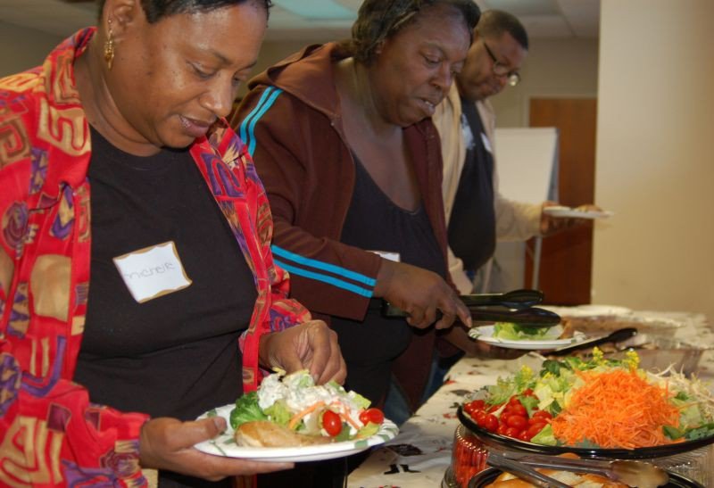 Enjoying great tasting healthy food is a shared experience during the CRI Life Enhancement Program. Choosing one healthy vegetable per day in place of a fried food is a small step toward healthy change that lasts.