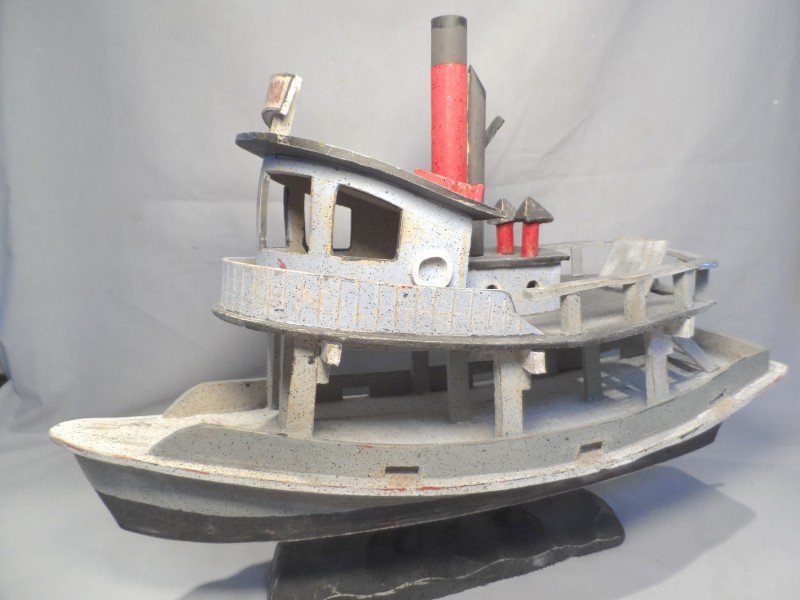 Dave Peterson’s ceramic schooners are inspired by his 30+ years as a stevedore and marine surveyor for the Georgia Ports Authority.