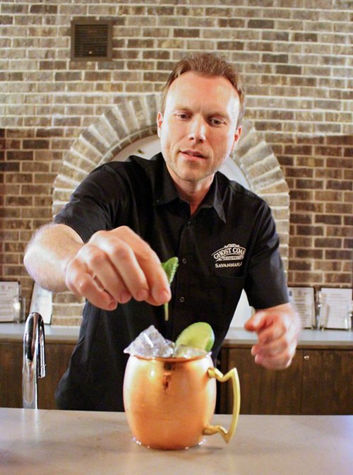 Introducing Vodka 261 into a Ghost Coast Gimlet and Oglethorpe’s Mule.
