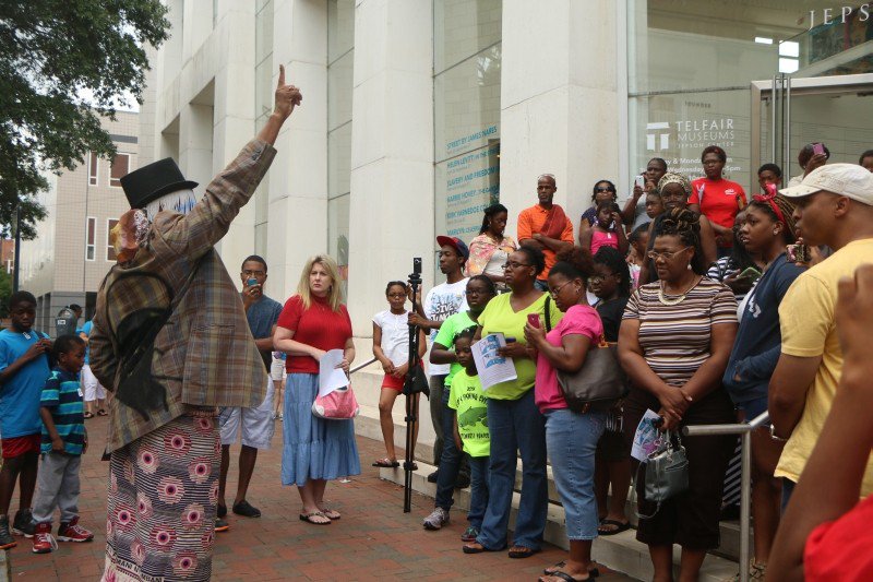 Savannah tradition dictates that the commencement of Juneteenth festivities begin with a libation ceremony led by Dr. Amir Jamal Touré on the steps of the Jepson “to invoke the call of the ancestors.”