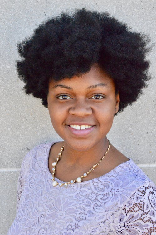 Student Tenyah Brown conducts two pieces in All You Need is Love.