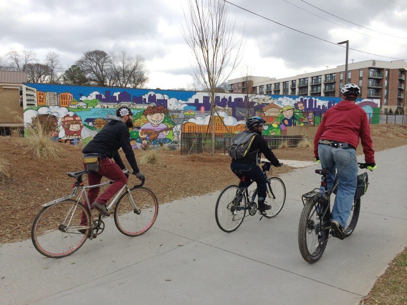 The Ponce De Leon Avenue Kroger store is connected by a ramp to the Atlanta BeltLine and has been rechristened, ‘The BeltLine Kroger.’
