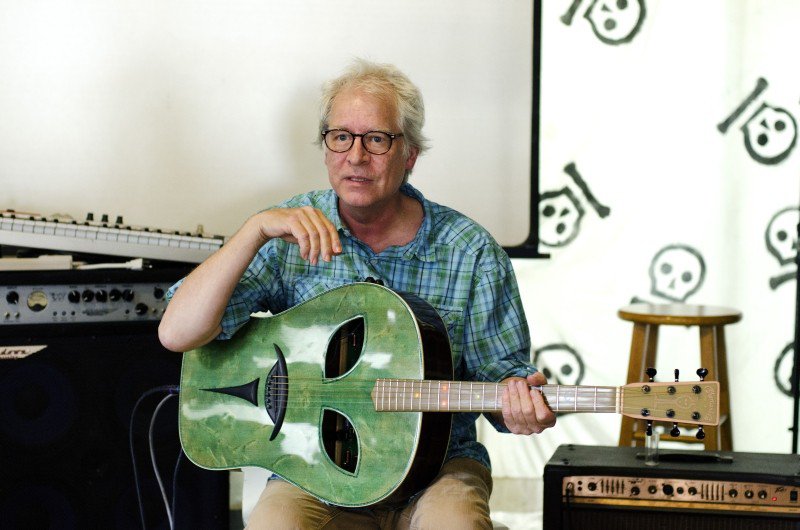 Richard Leo Johnson performs in-shop at Graveface Records and Curiosities.