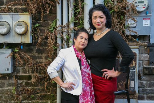 Valerie Lavelle and JinHi Soucy Rand.