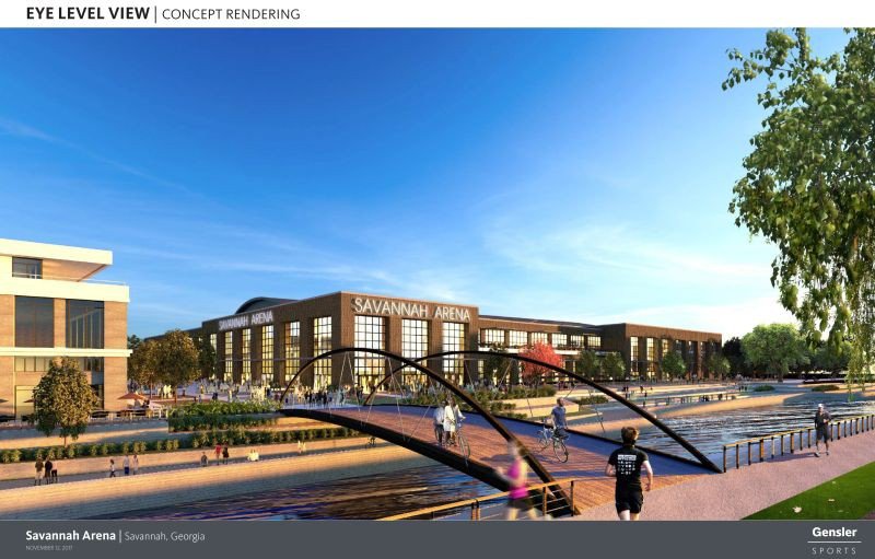 Rendering of the Savannah Arena.