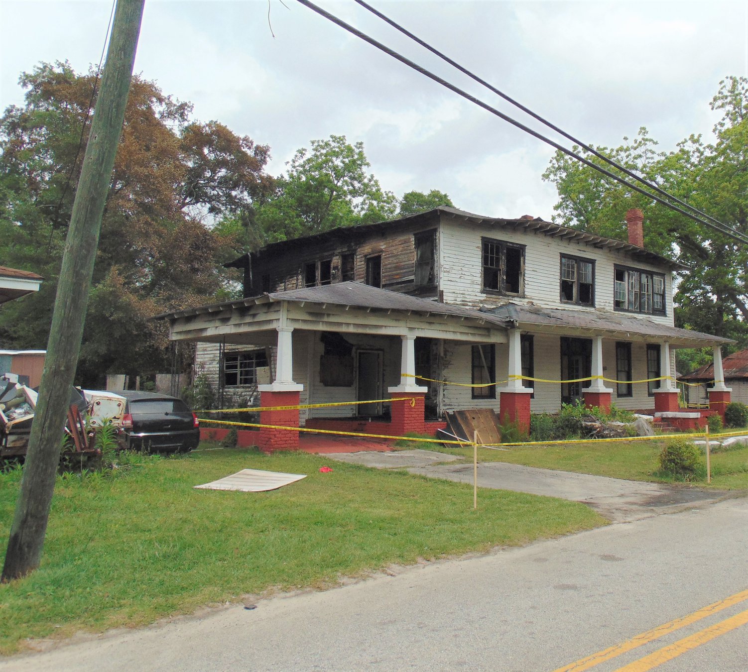 Fire severely damages historic Van Buren Hospital Statesboro Herald