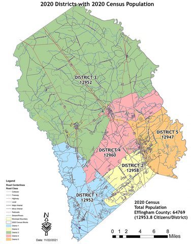 Public hearing for redistricting for commission, school board  representation conducted - Effingham Herald