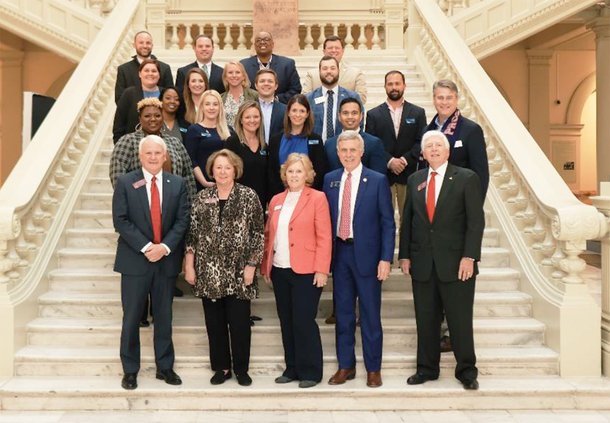The Statesboro-Bulloch Chamber of Commerce’s Leadership Bulloch class visited the Georgia State Capitol in Atlanta earlier in February.