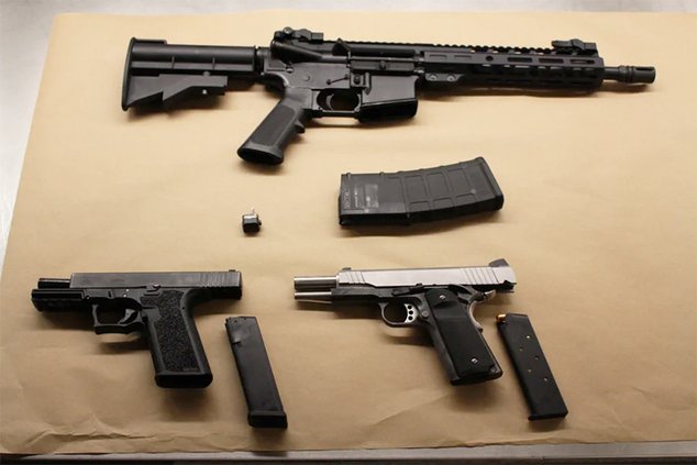 Five people illegally trafficked more than 500 guns from Georgia to California, where they would sell them on the black market.