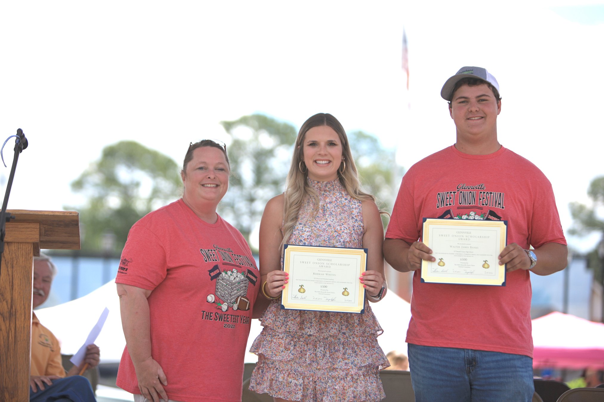 2022 Glennville Sweet Onion Festival Scholarships presented Tattnall