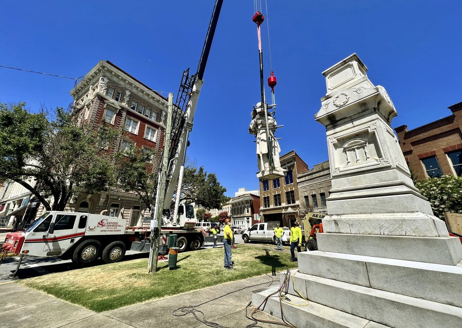 Confederate monuments moved in Macon after years of dispute