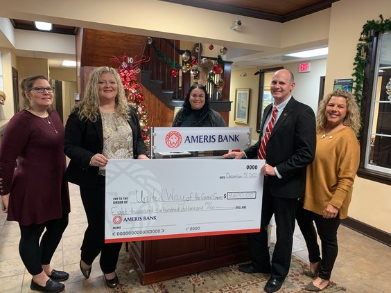 Ameris Bank donation