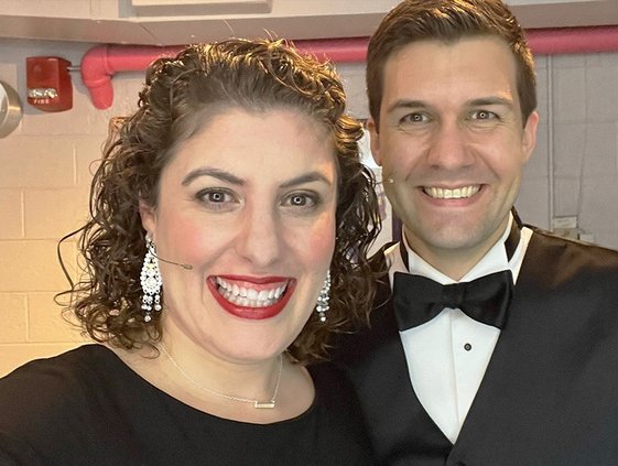 Mezzo-soprano Jennifer D’Agostino and her husband baritone Michael Roemer will perform in a benefit concert at Trinity Episcopal Church on Feb. 26.