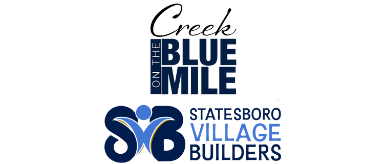 Creek on the Blue Mile, Statesboro Village Builders logos