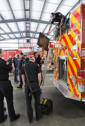 SFD push-in ceremony