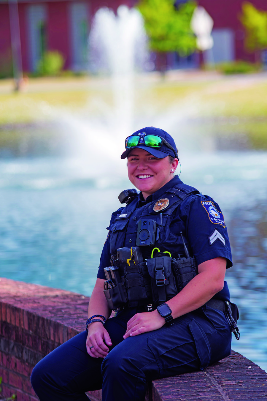 Hodges is working to make a difference on campus, in the community