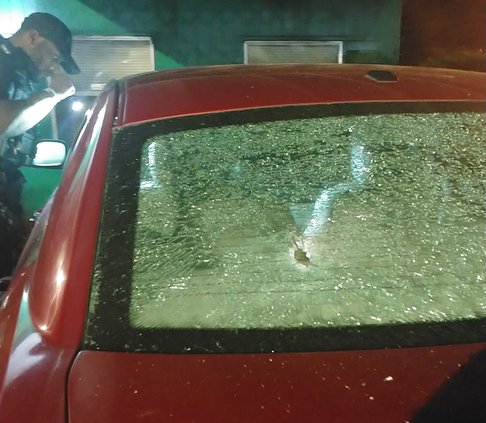 Morris Heights gunfire - car shot