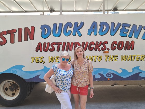 Lesley Francis and Sarah Sligo in Austin, Texas.