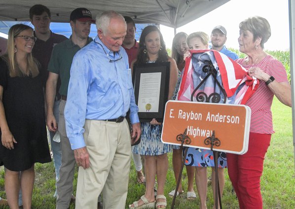 Raybon Anderson road naming
