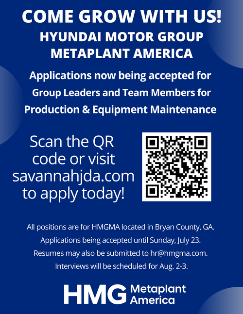 Hyundai Motor Group Metaplant America now accepting applications 