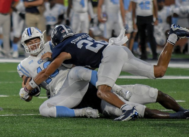 Defense shines as Eagles blank The Citadel 34-0 in season opener ...