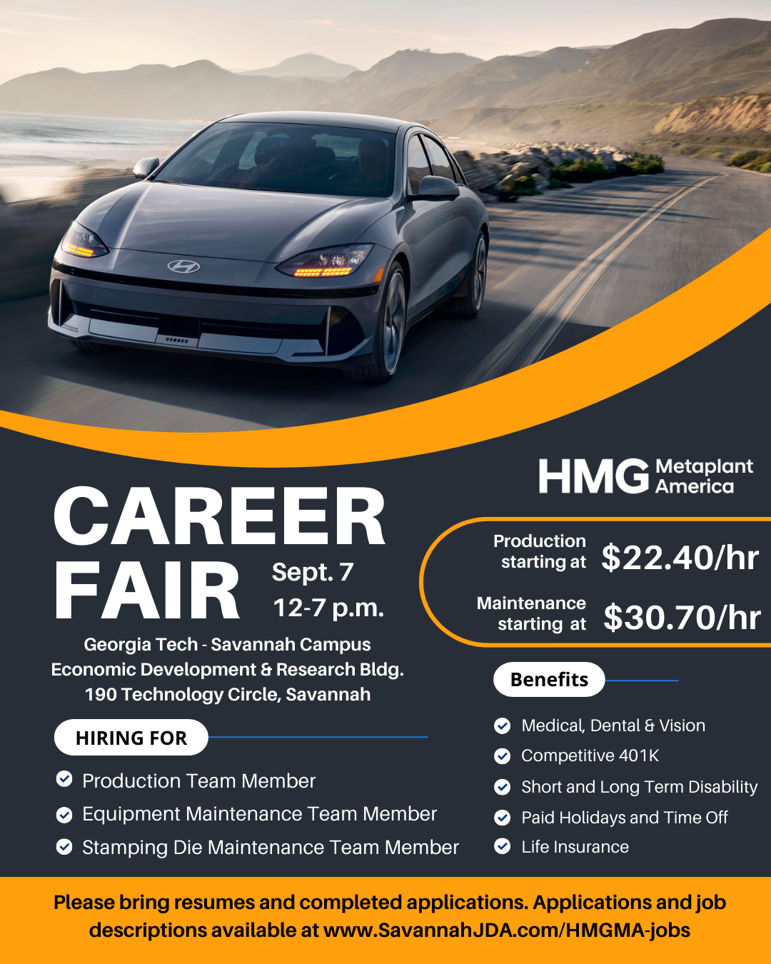 Hyundai hosts career fair on Sept. 7 - Bryan County News