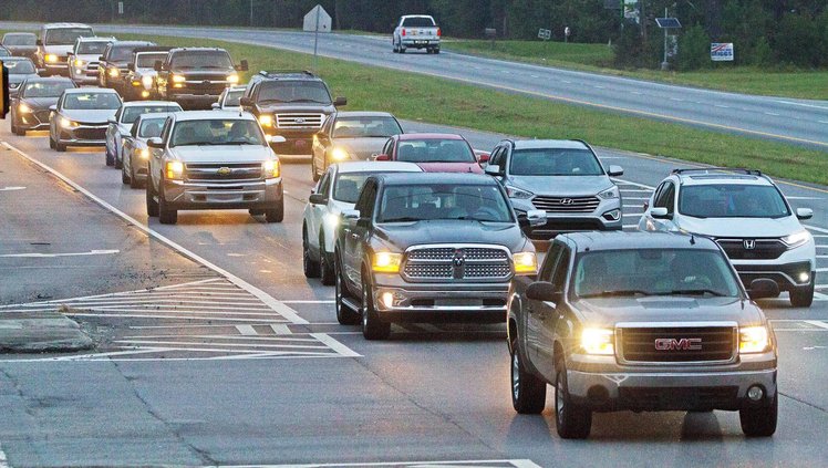 Hwy 21 traffic