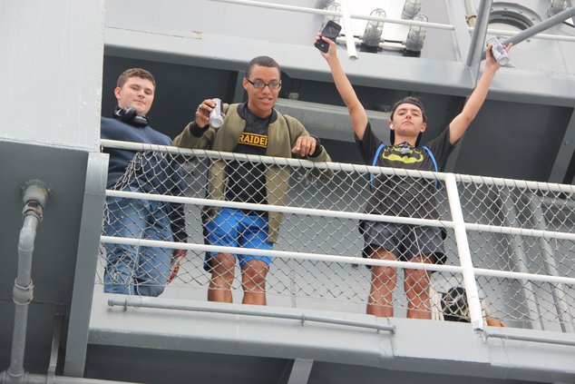 Wildcat Battalion Visits Patriot’s Point