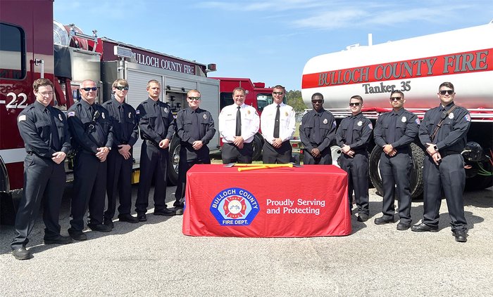 Bulloch County Fire Department ISO rating