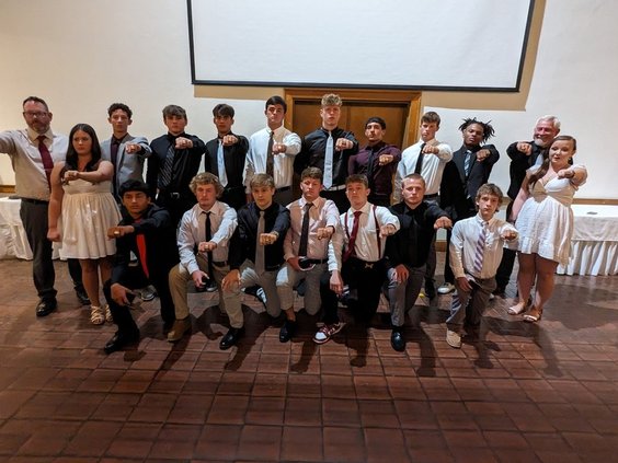 SEHS Wrestlers with rings