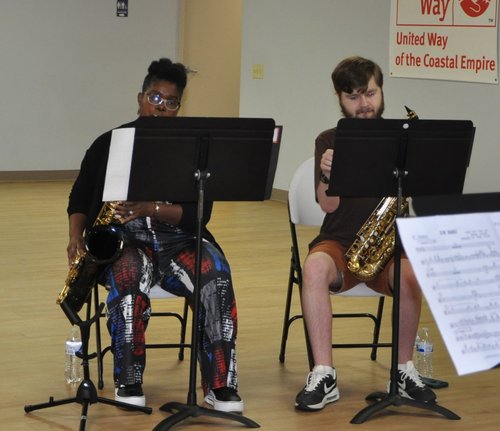 Latoya Byrd-Williams and Justice Dramis