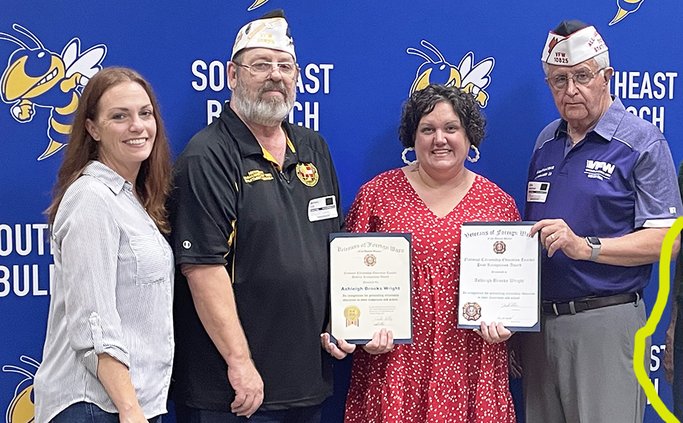 VFW honors SEB teacher
