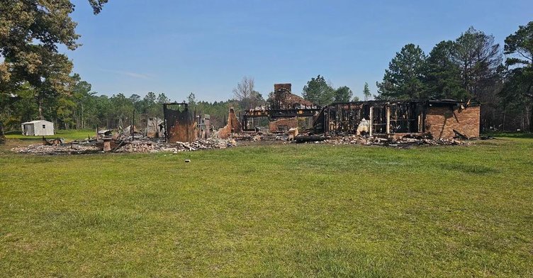 House fire near Clyo