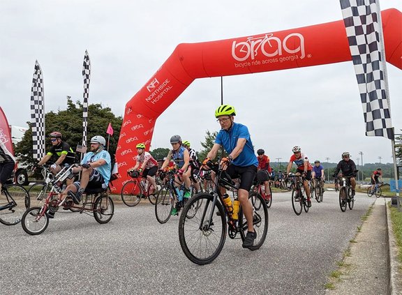 About 1,000 riders taking part in the annual Bicycle Ride Across Georgia will stop in Statesboro for the night on Friday.