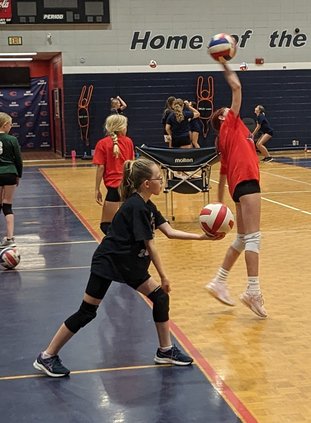 ECHS Volleyball camp 1