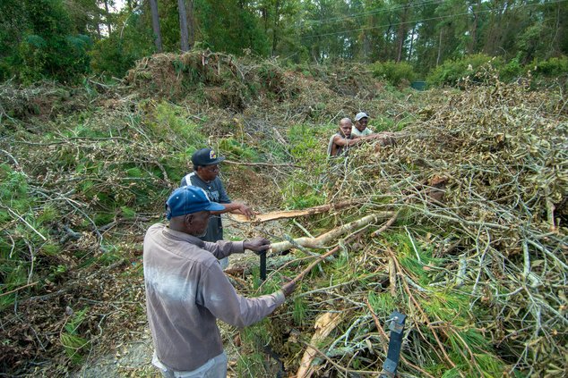 Helene cleanup