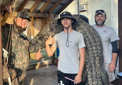 John Fearneyhough and his first gator