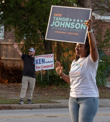 Tangie Johnson wins council seat
