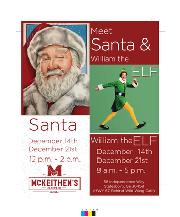 McKeithen's meet Santa