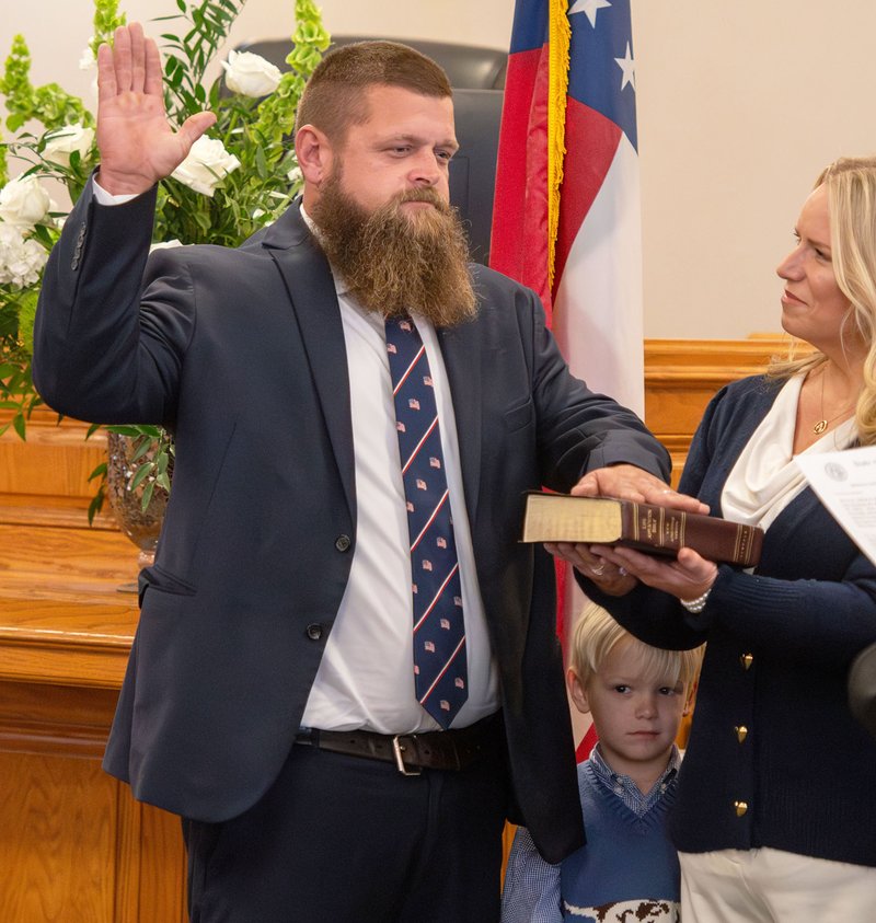 Nick Newkirk swearing in
